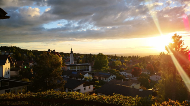 Ausblick Restaurant Fünfländerblick Scheidegg